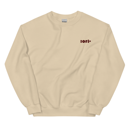 Sudadera unisex con cuello redondo