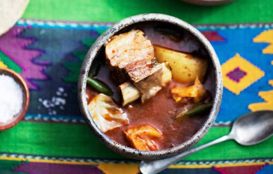 Caldo de Res con Guajillo Chiles with Bricia Lopez