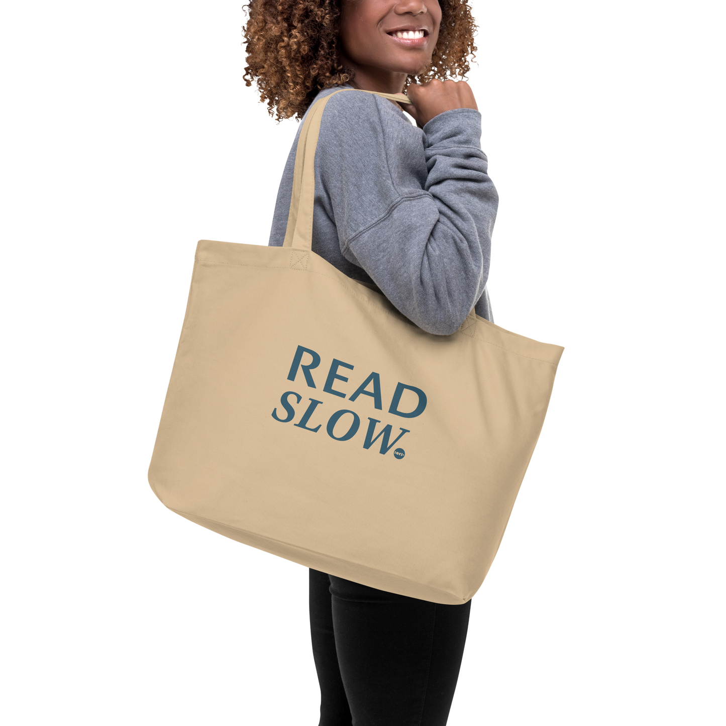 Read Slow Tote by Natalie Dupille - Large